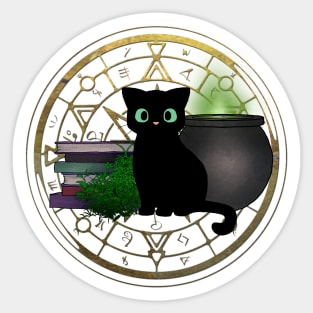 Black Cat Sticker